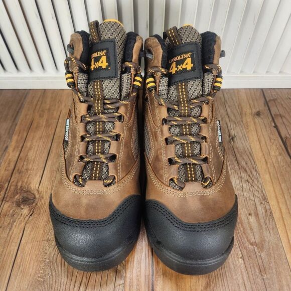 Carolina CA4552 Waterproof Composite Toe 4x4 Hiker Work Boots Mens Sz 8 EE Wide - Picture 9 of 11